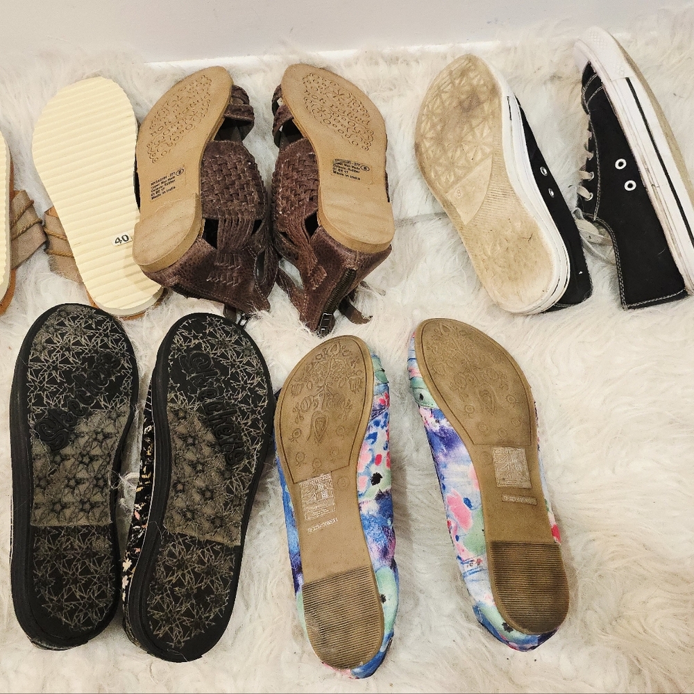 🔥 US Size 8 Bundle of 5 Pairs Women's Shoes - Flats, - Picture 13 of 16